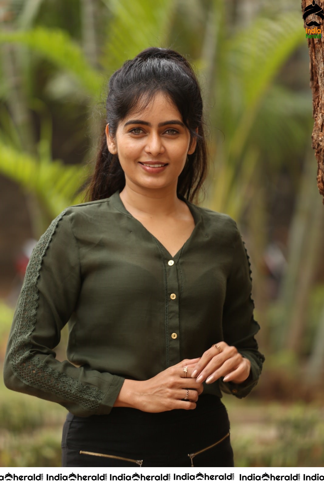 Madhumitha Krishna Latest Photos during Press Interview