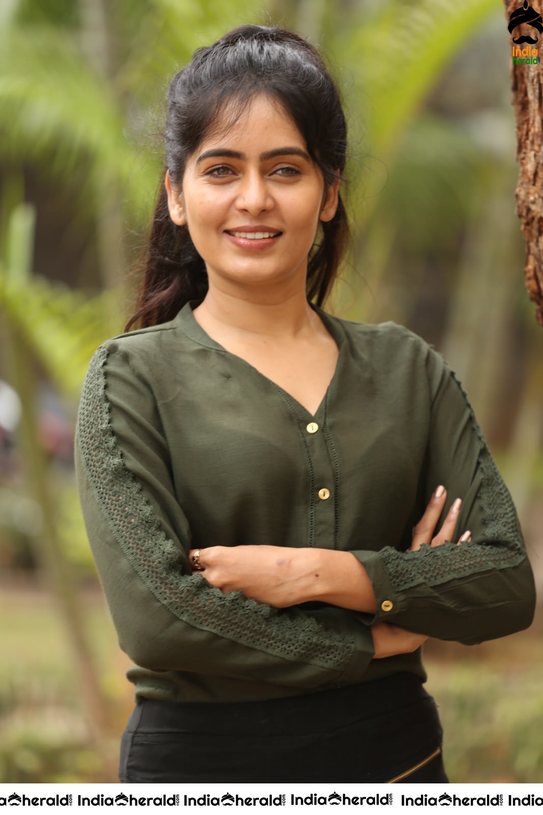 Madhumitha Krishna Latest Photos during Press Interview