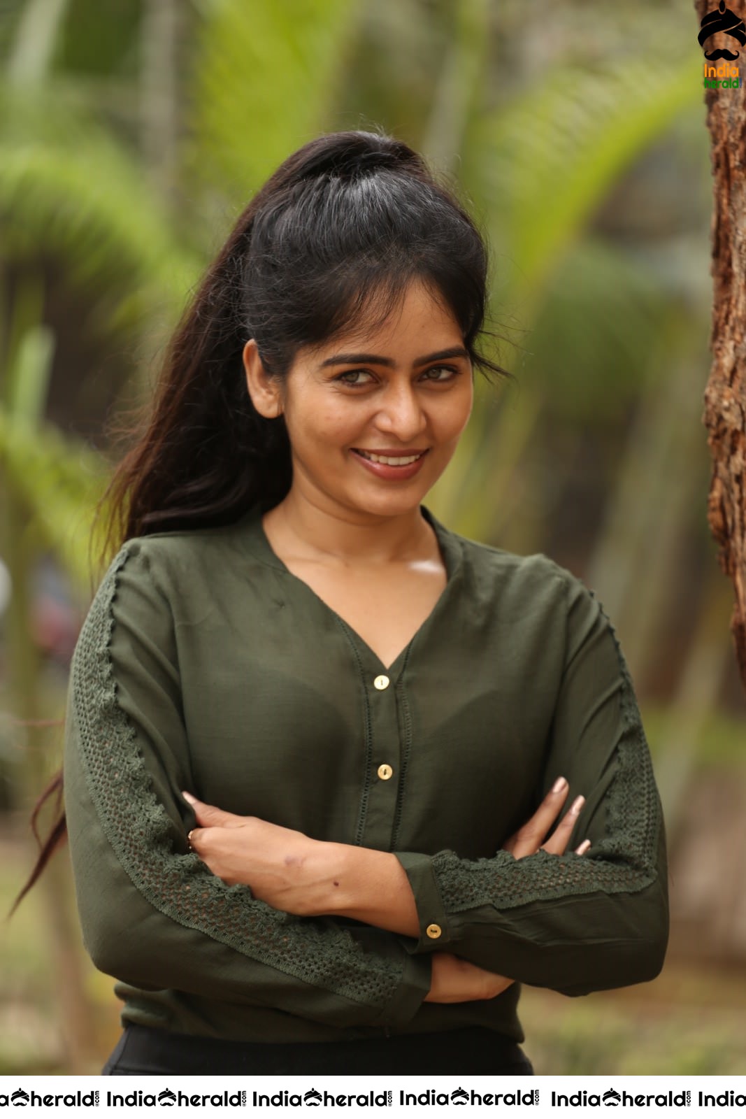 Madhumitha Krishna Latest Photos during Press Interview