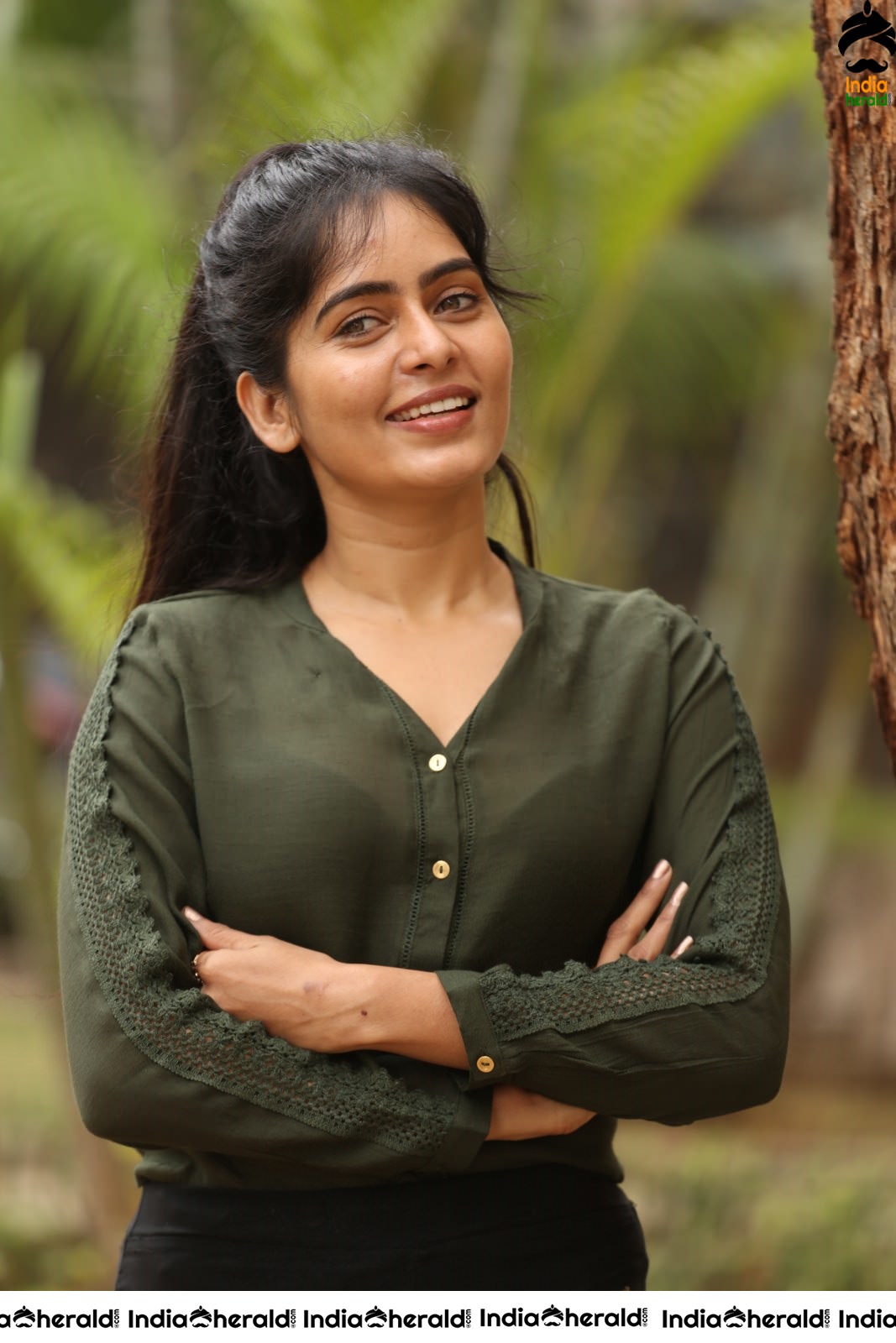 Madhumitha Krishna Latest Photos during Press Interview