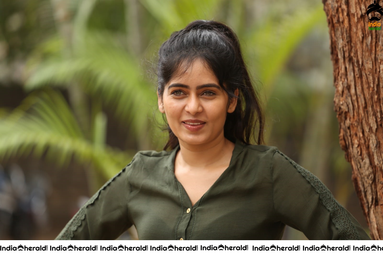 Madhumitha Krishna Latest Photos during Press Interview