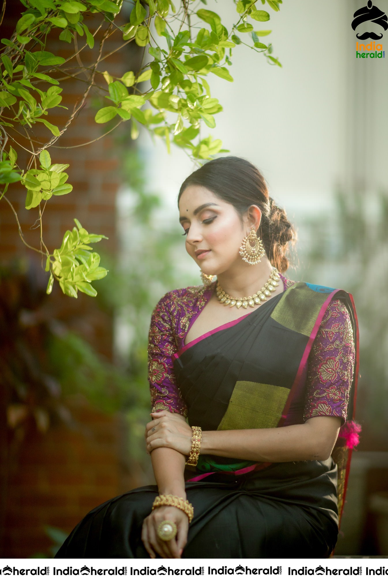 Mahima Nambiar Looking Gracious In Latest Saree Photoshoot Stills