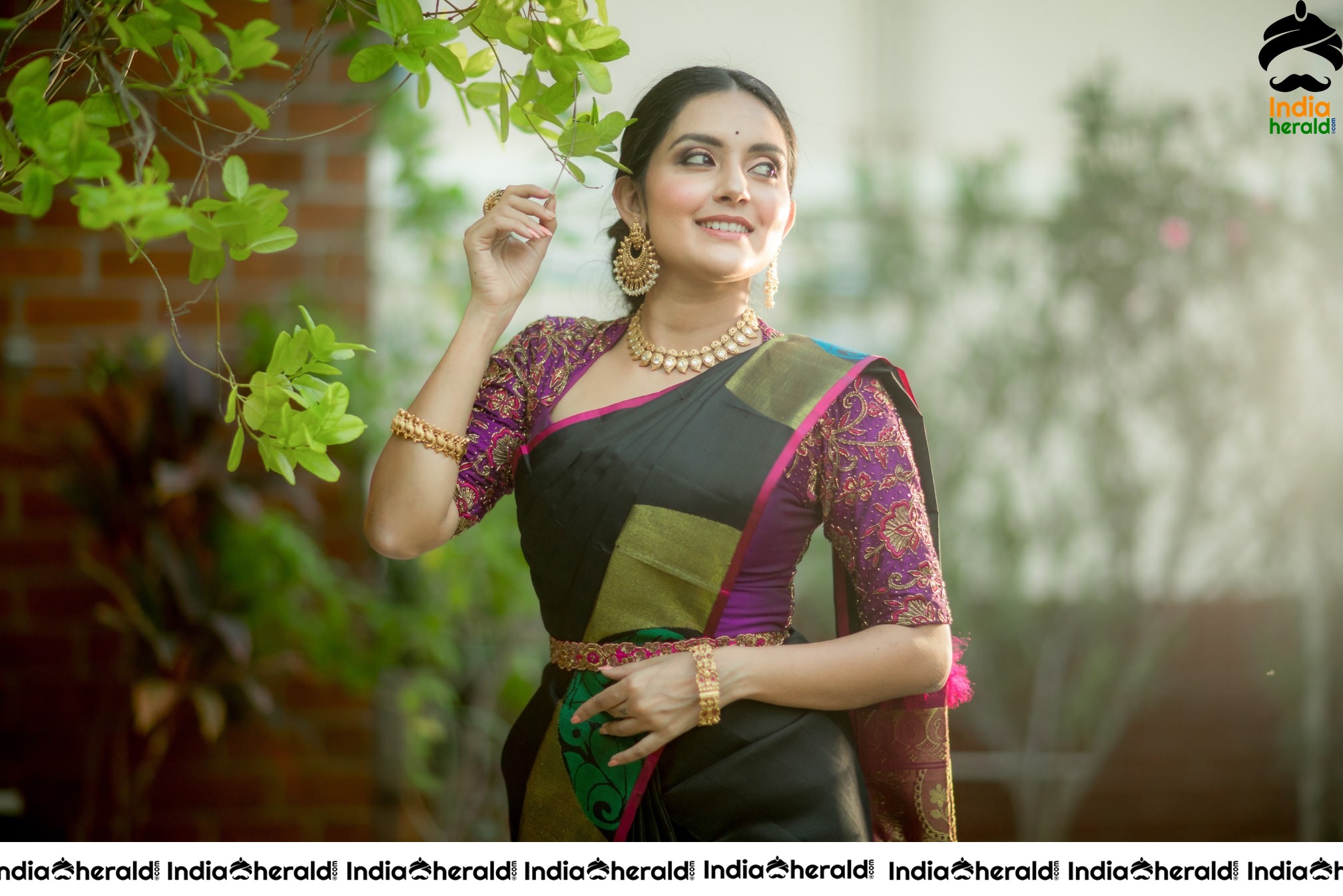 Mahima Nambiar Looking Gracious In Latest Saree Photoshoot Stills