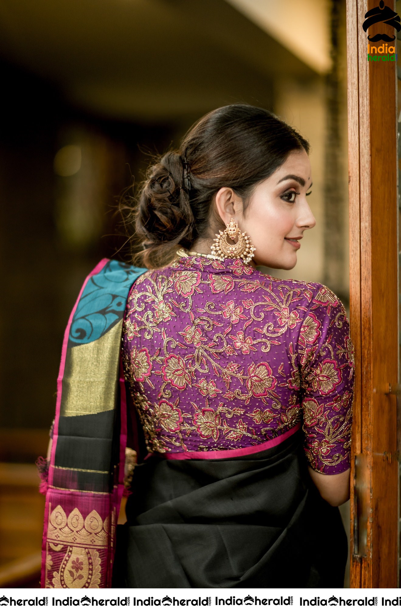 Mahima Nambiar Looking Gracious In Latest Saree Photoshoot Stills