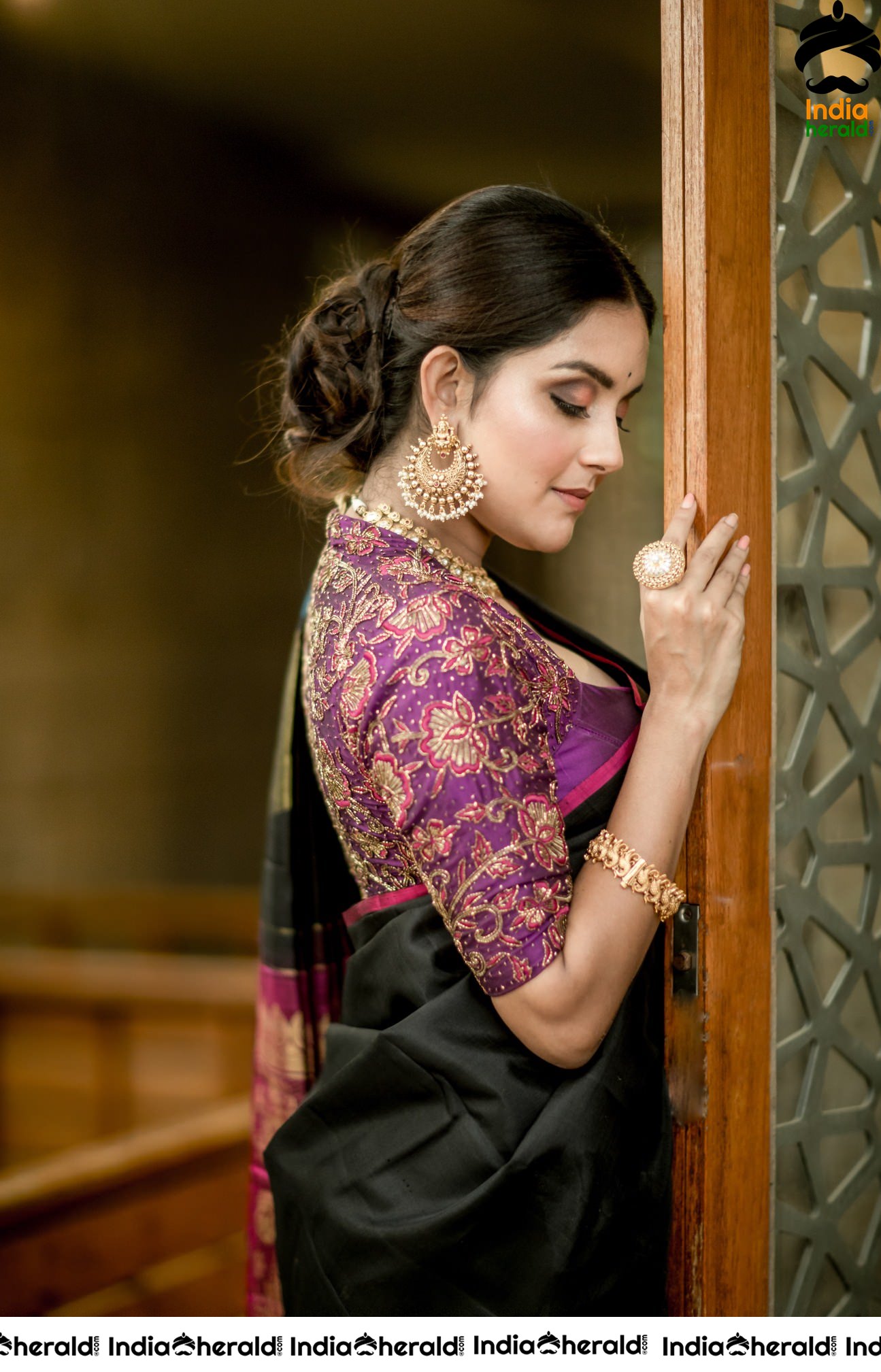 Mahima Nambiar Looking Gracious In Latest Saree Photoshoot Stills