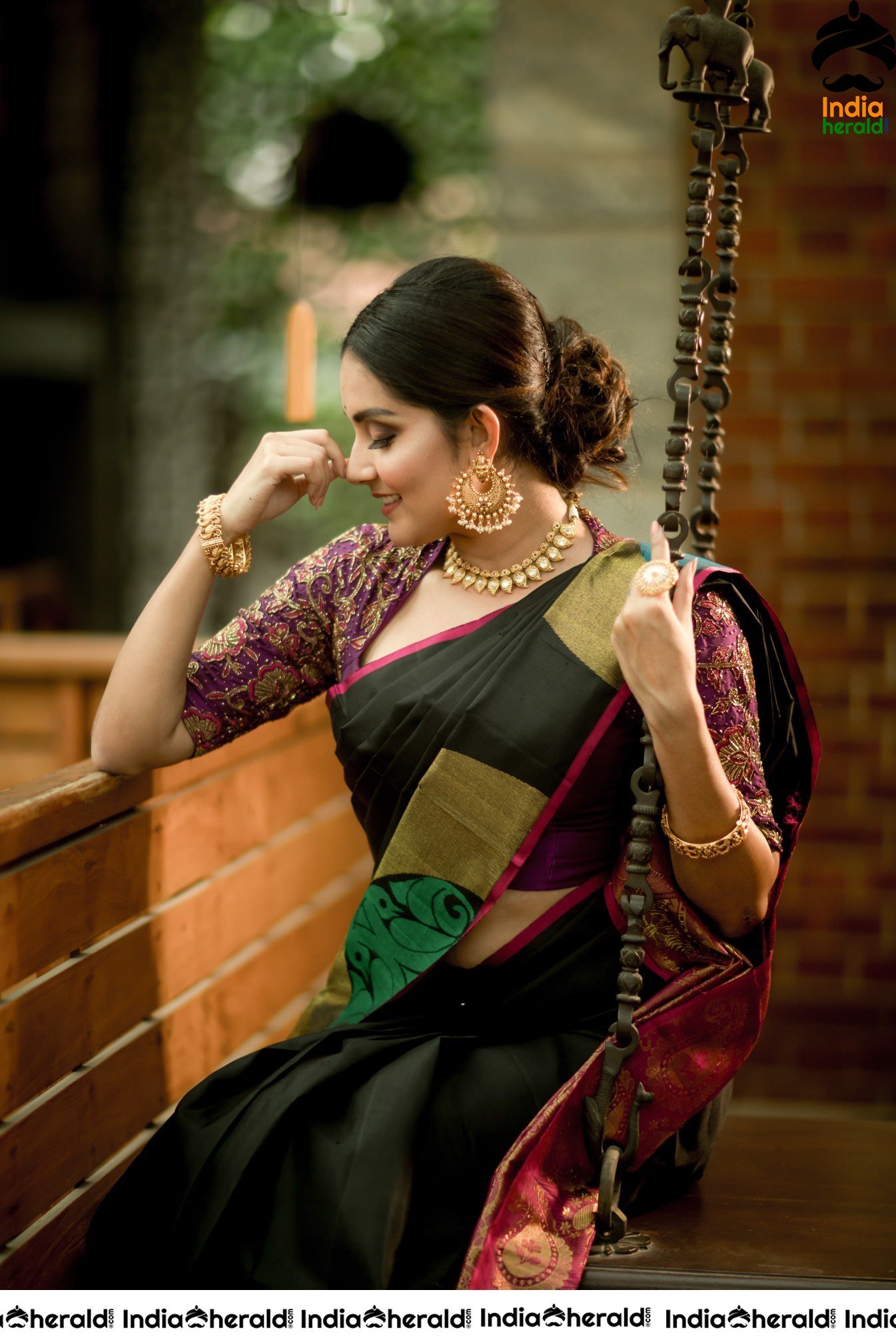 Mahima Nambiar Looking Gracious In Latest Saree Photoshoot Stills