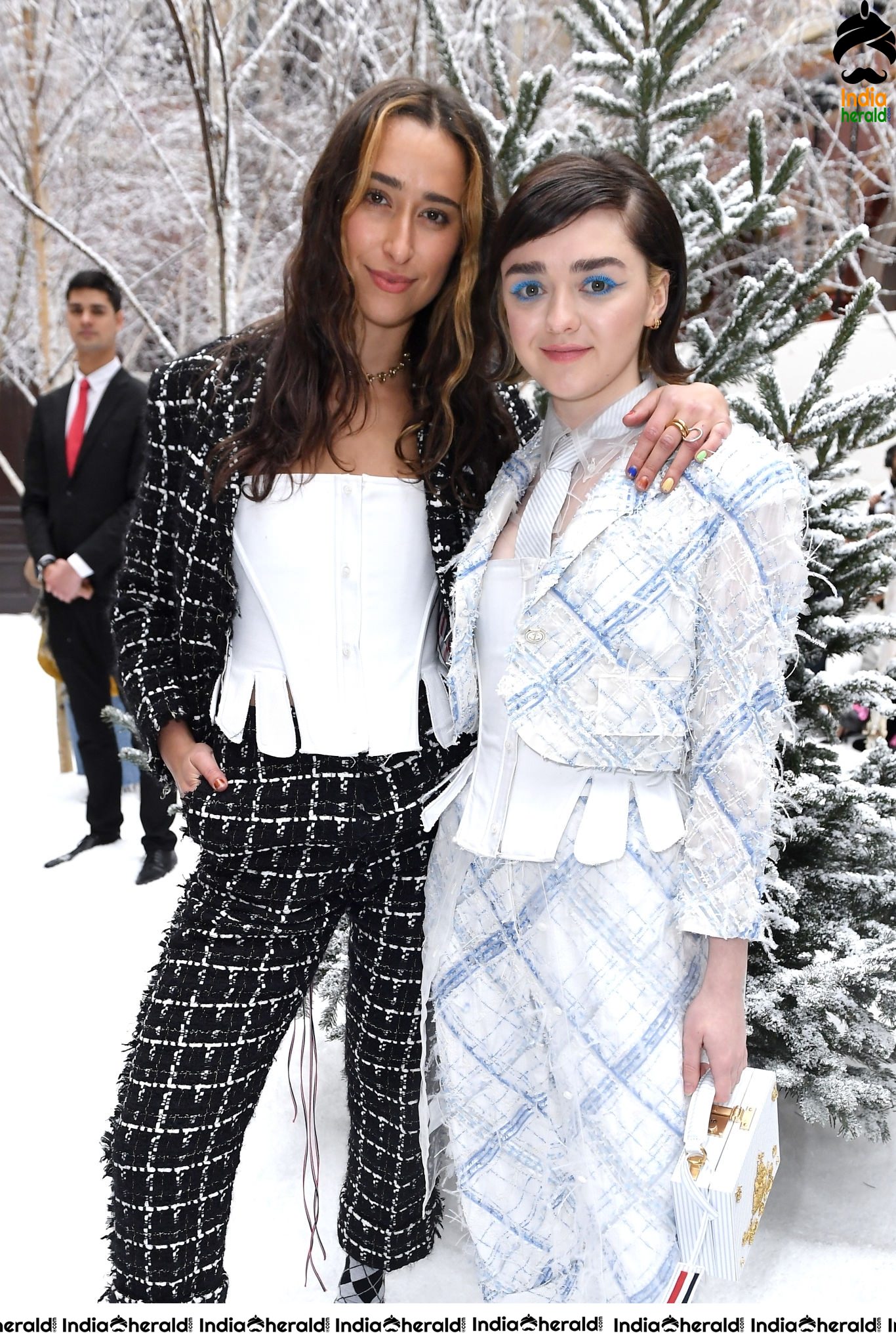 Maisie Williams during Thom Browne Show at Paris Fashion Week in Paris