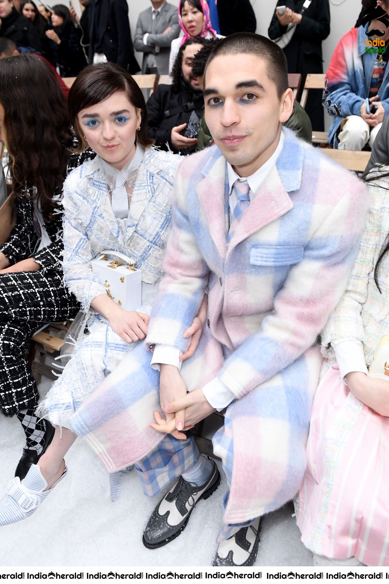 Maisie Williams during Thom Browne Show at Paris Fashion Week in Paris