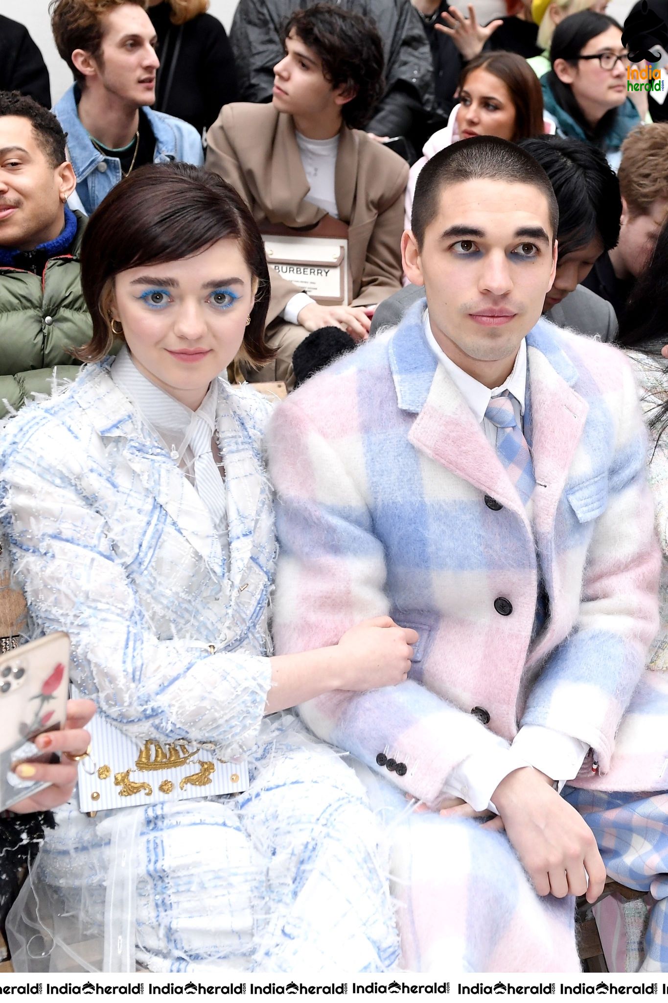 Maisie Williams during Thom Browne Show at Paris Fashion Week in Paris