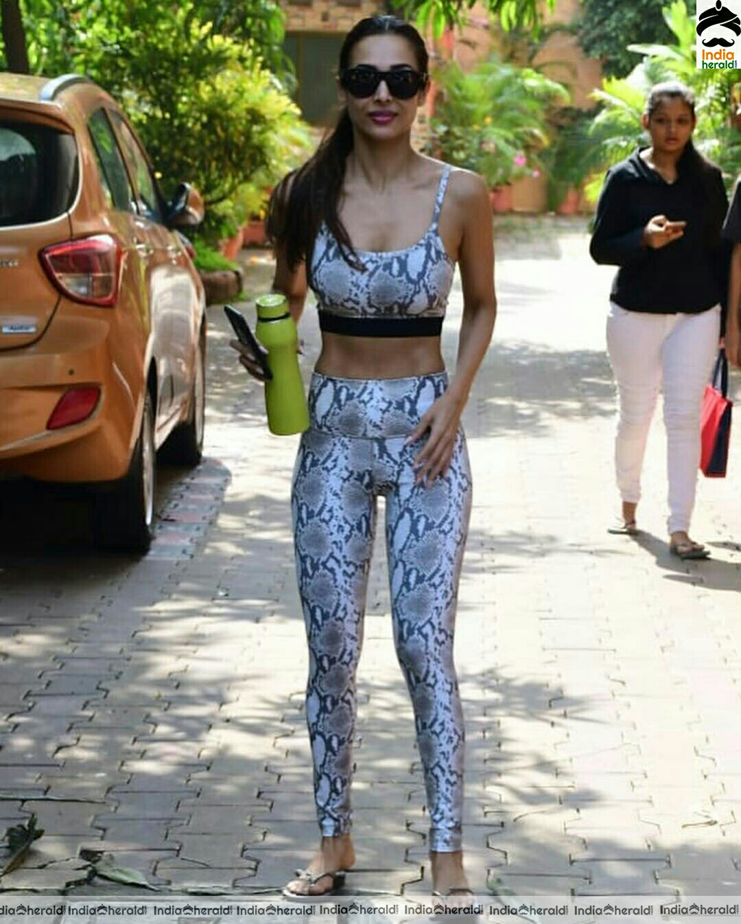 Malaika Arora Khan spotted outside Pilates class in Bandra