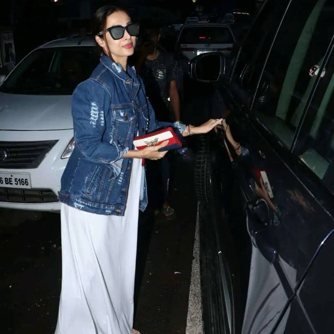 Malaika Arora Spotted In Bandra In A Simple Dress
