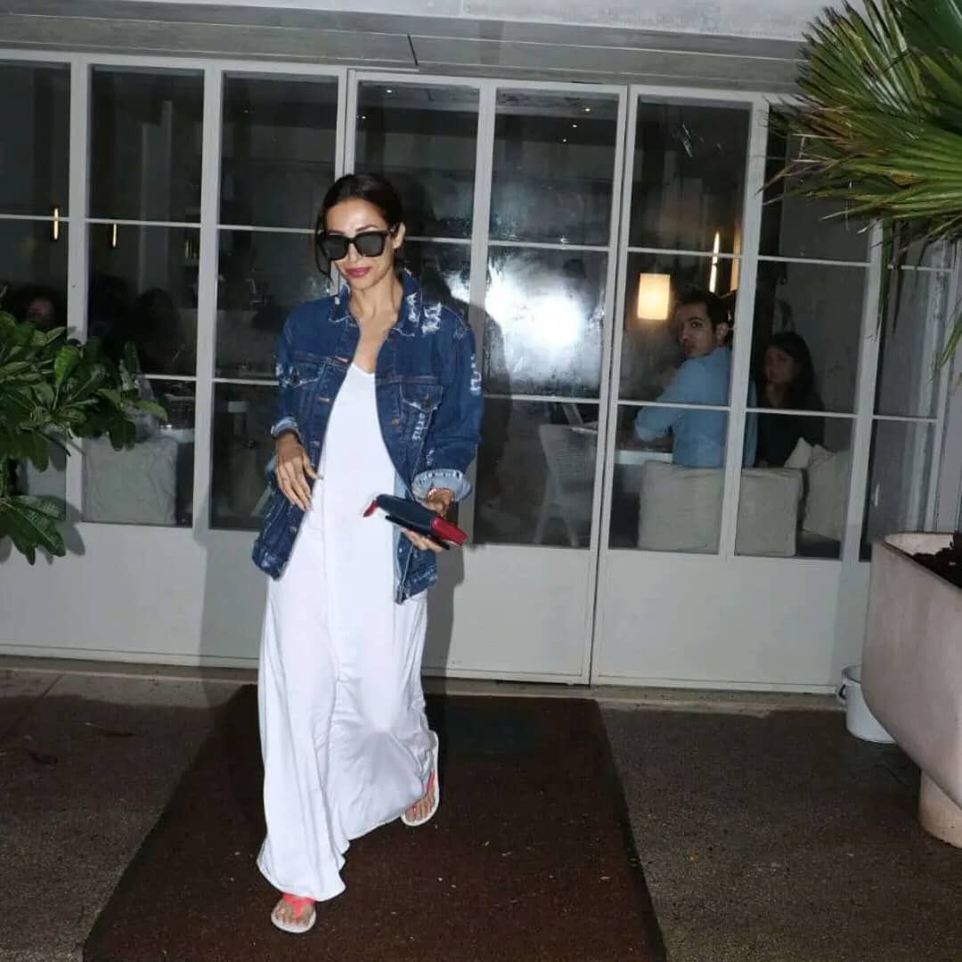 Malaika Arora Spotted In Bandra In A Simple Dress