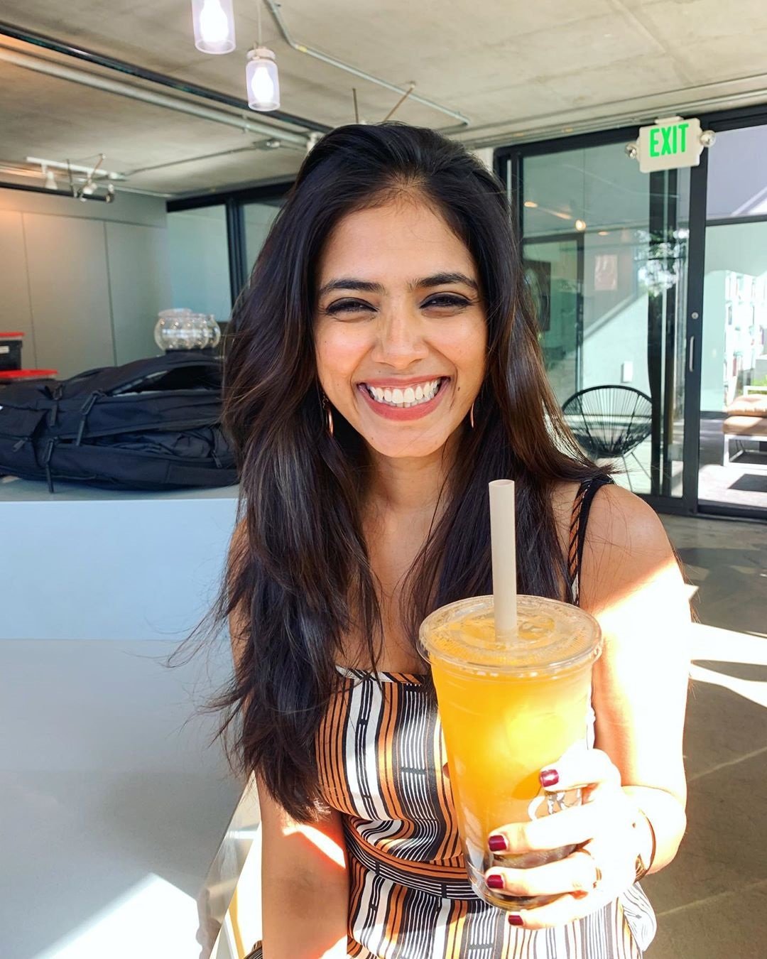 Malavika Mohanan Enjoying Her Vacation In USA