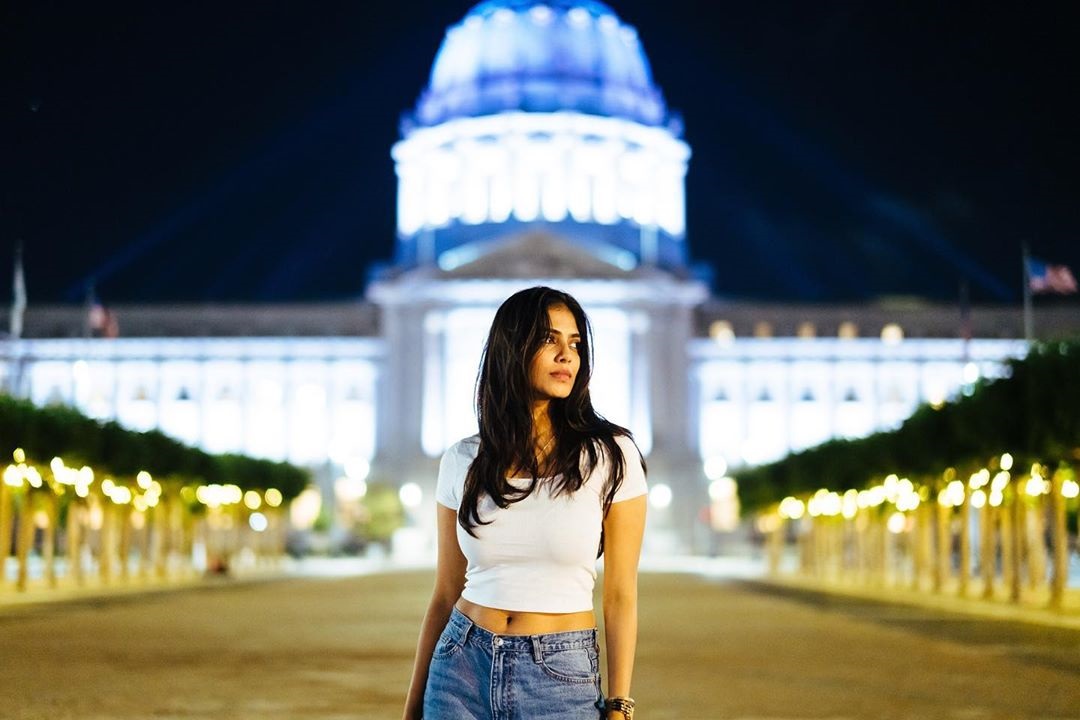 Malavika Mohanan Enjoying Her Vacation In USA