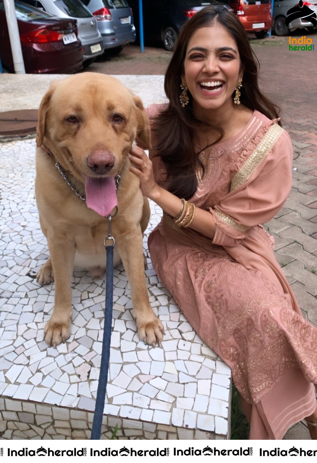 Malavika Mohanan Latest Cute Photos with her Doggy from Insta Stories