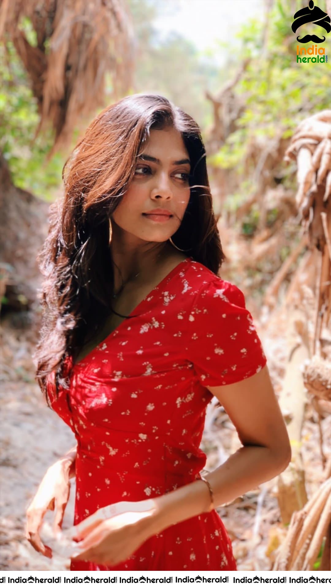 Malavika Mohanan Latest Red Hot Clicks In A Short Frock