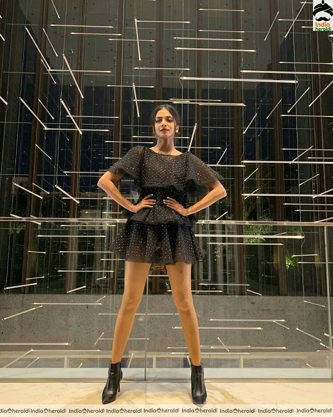 Malavika Mohanan looking hot In These Compilation Stills