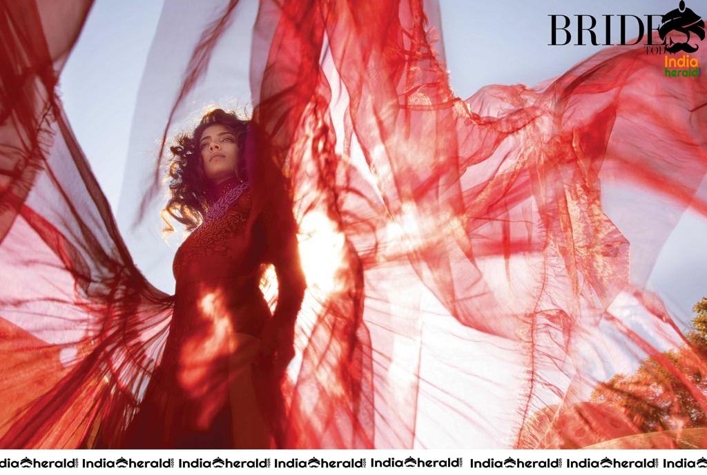 Malavika Mohanan Raising the Hotness for Brides Today magazine