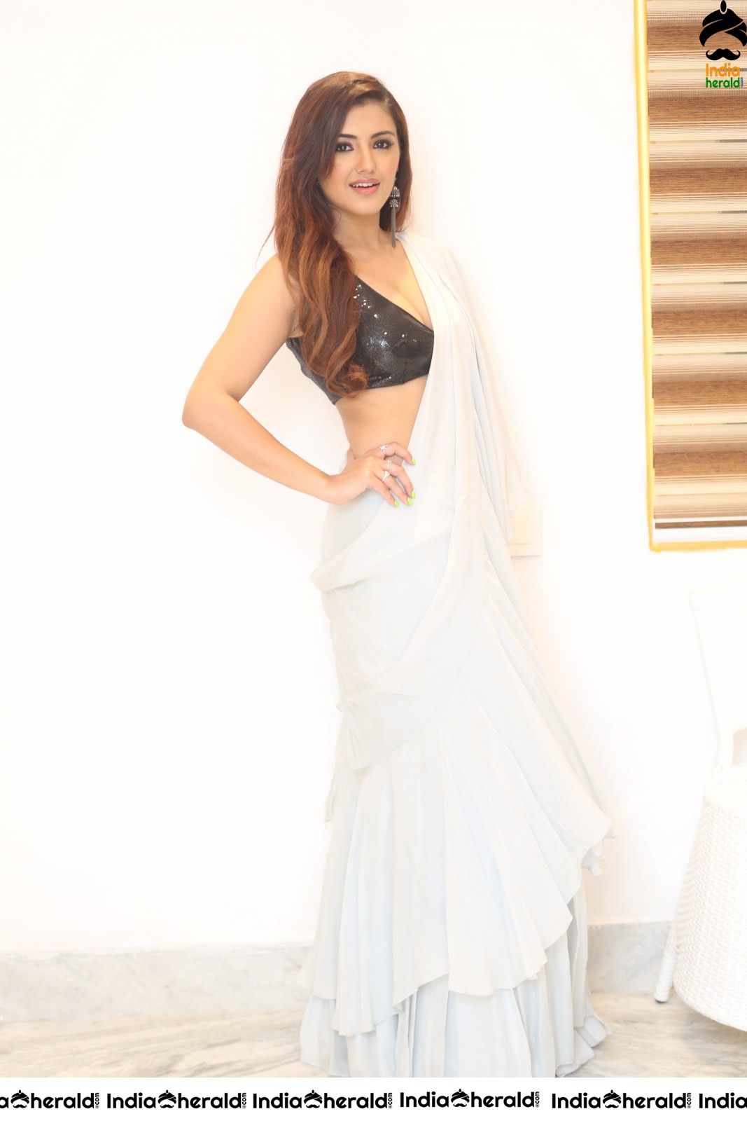 Malavika Sharma Looking Sexy and Angelic in White