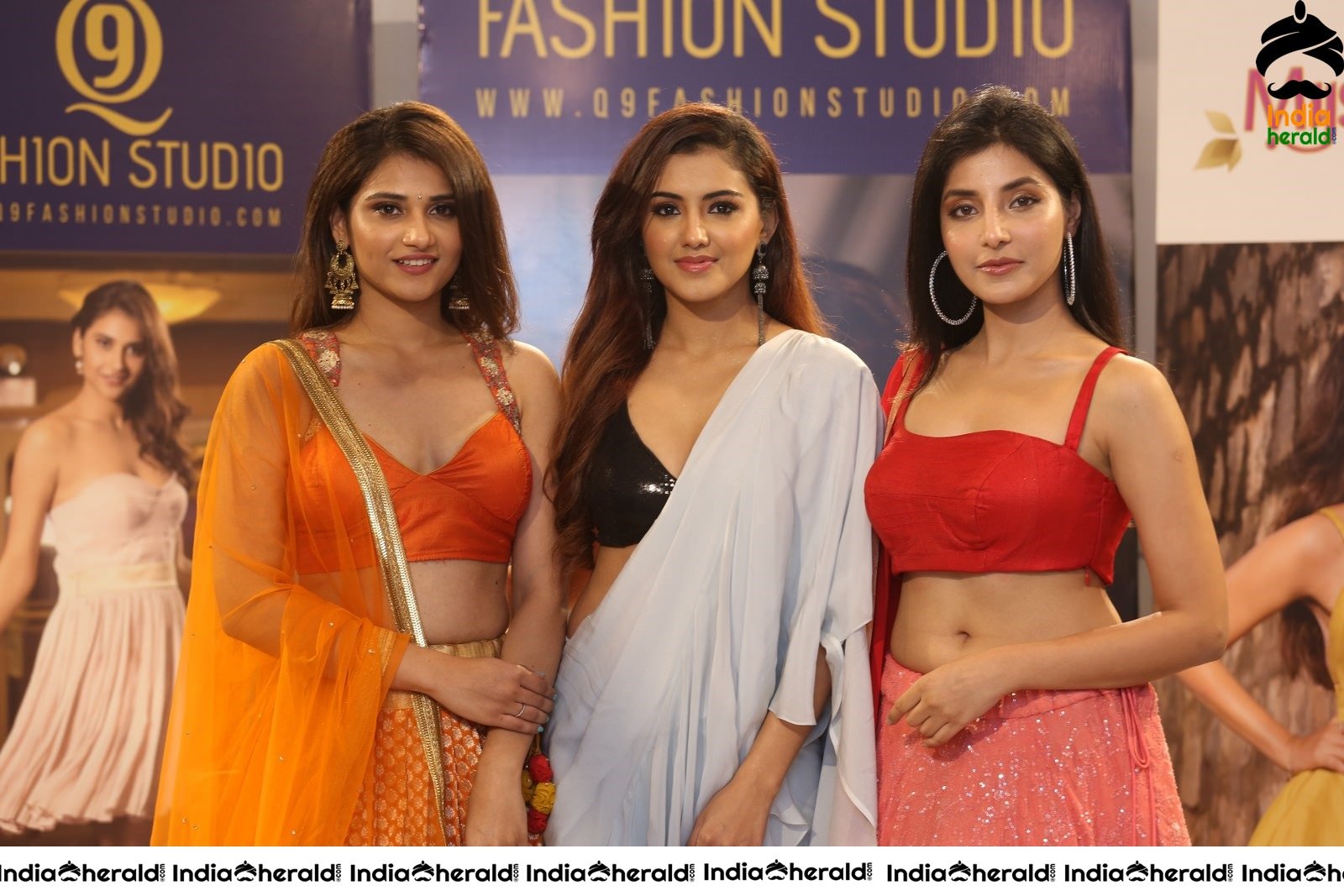 Malvika Sharma Priya Singh and Harshita Gaur Looking Hot Together Set 2