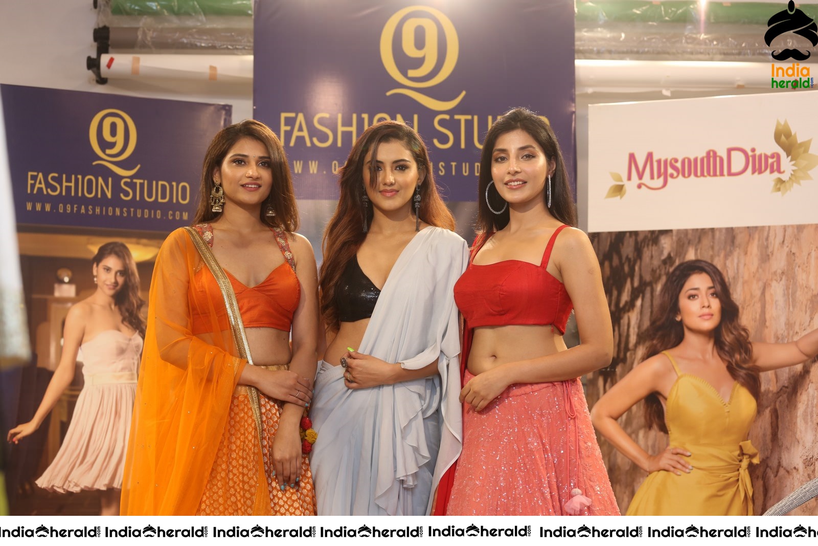 Malvika Sharma Priya Singh and Harshita Gaur Looking Hot Together Set 2