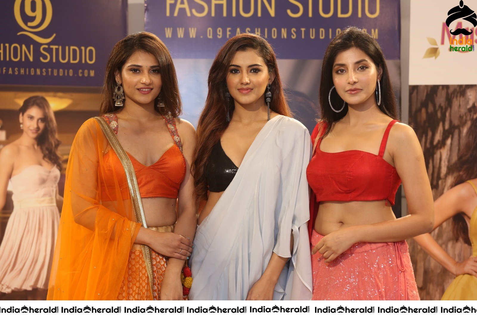 Malvika Sharma Priya Singh and Harshita Gaur Looking Hot Together Set 2