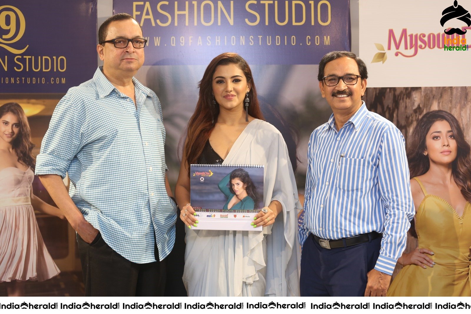 Malvika Sharma Releases a Calendar and Poses Sensuous before Cameras