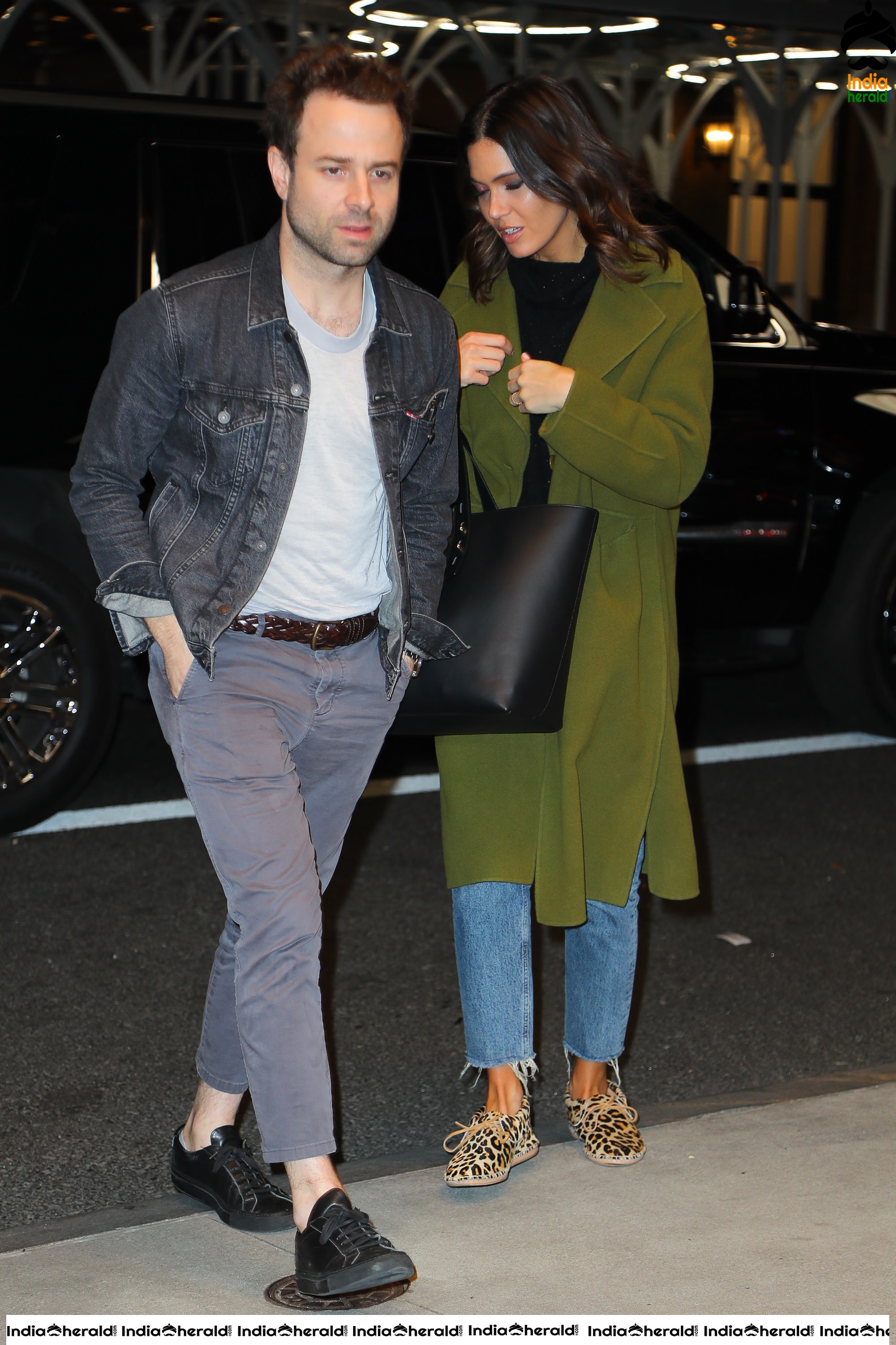 Mandy Moore Outside of her hotel in New York