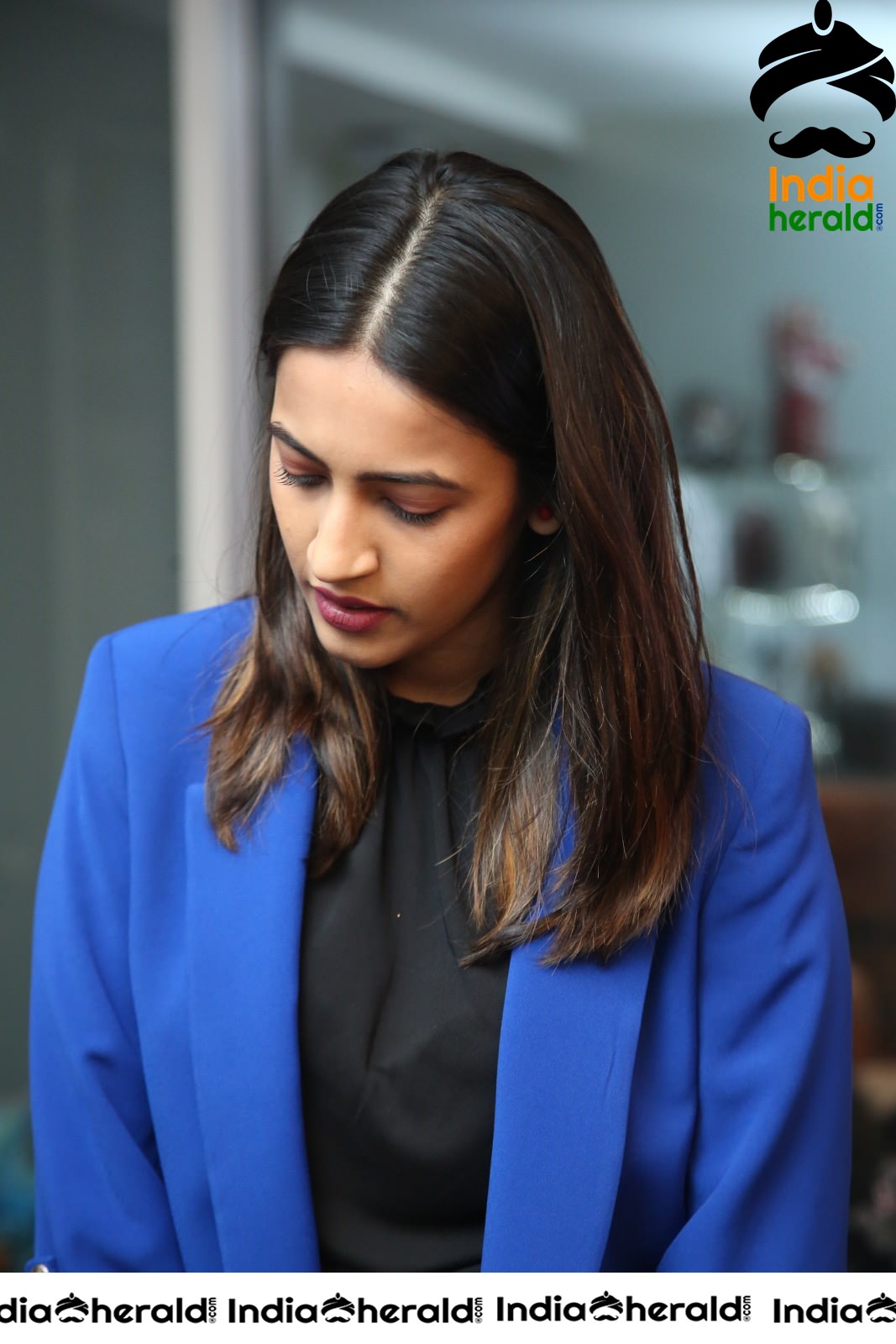 Mega Princess Niharika Konidela Latest Hot in Blue Set 4