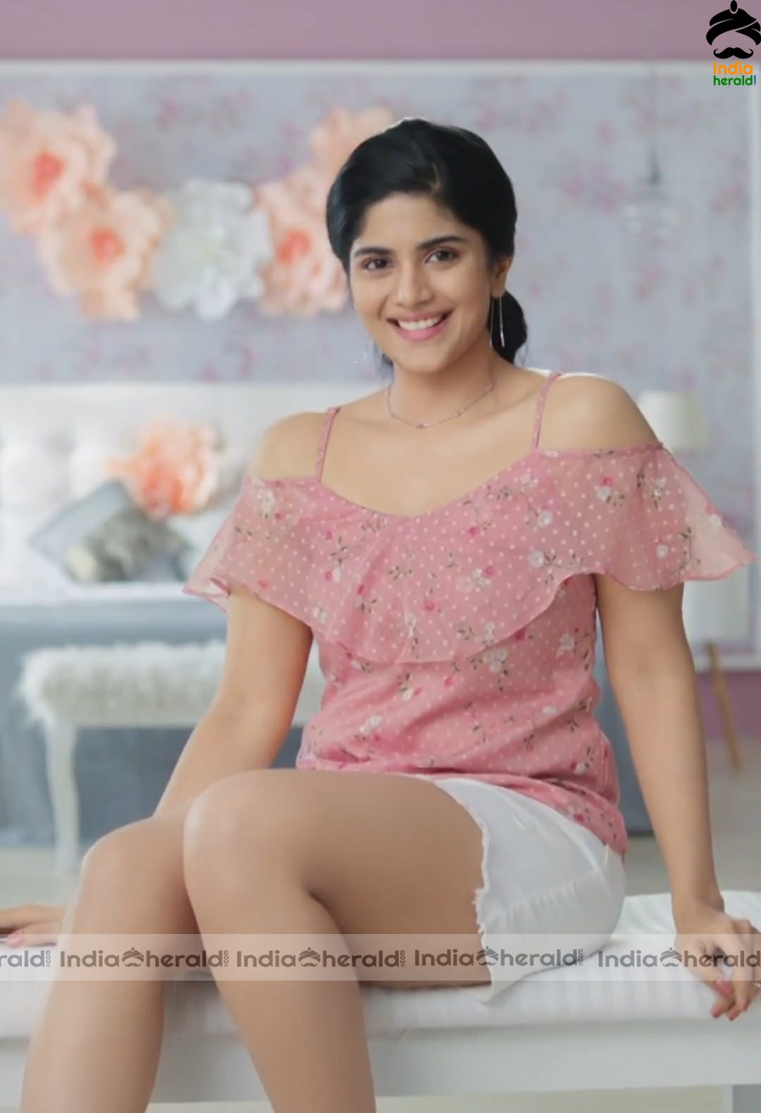 Megha Akash Latest Clicks for a Hair Removal Advertisement