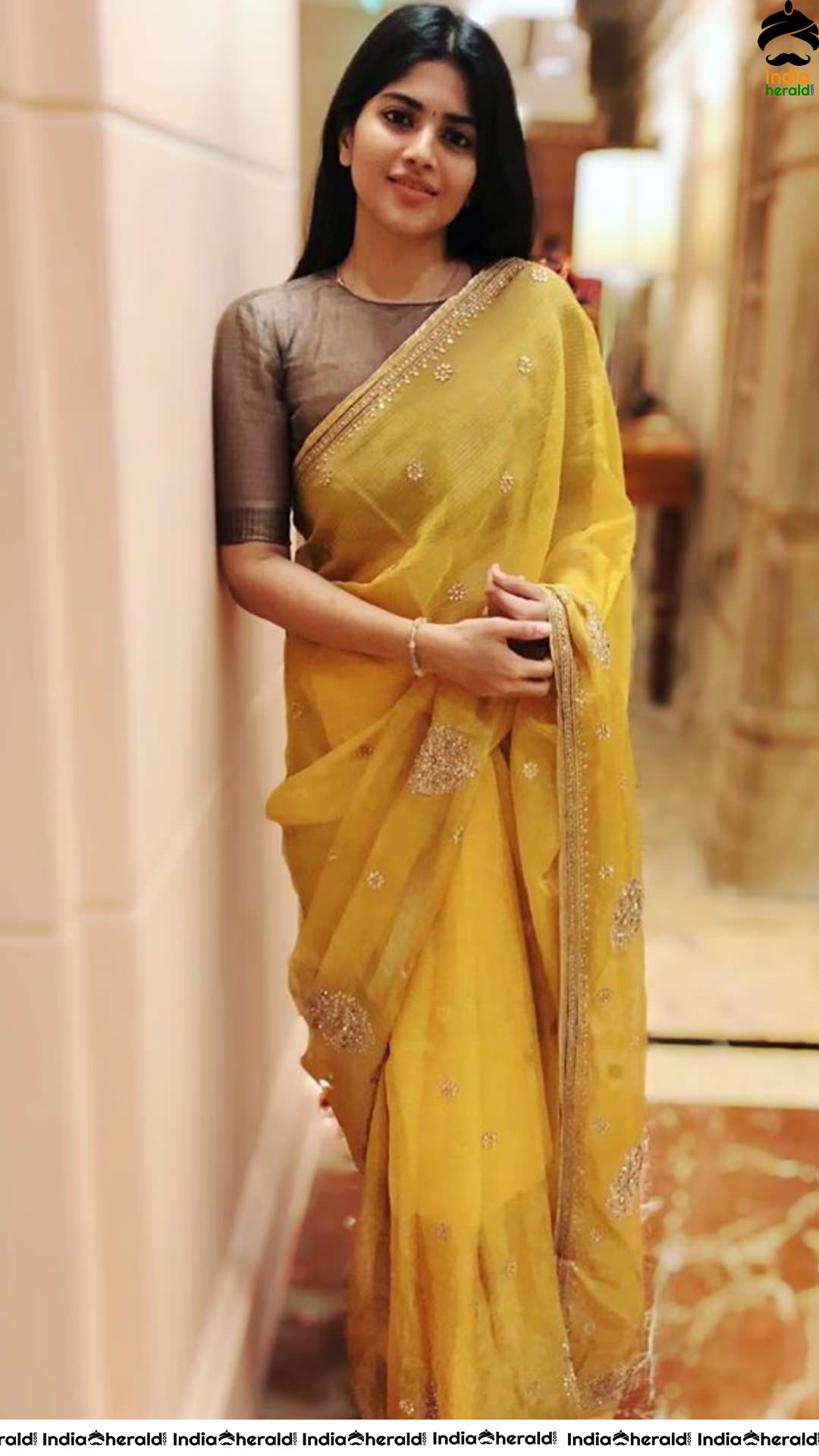 Megha Akash Latest Photos in Full Blouse and Saree