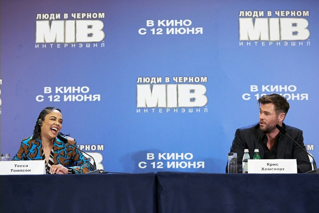 Men In Black International Movie Moscow Press Conference HD Gallery
