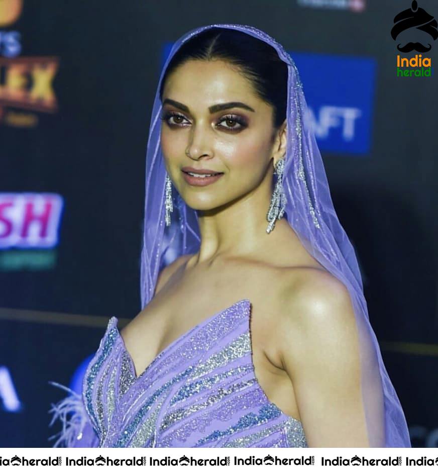More Tempting Hot Photos Of Deepika Padukone In Purple Sexy Dress IIFA Set 2
