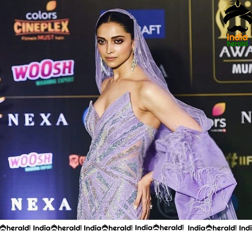 More Tempting Hot Photos Of Deepika Padukone In Purple Sexy Dress IIFA Set 2