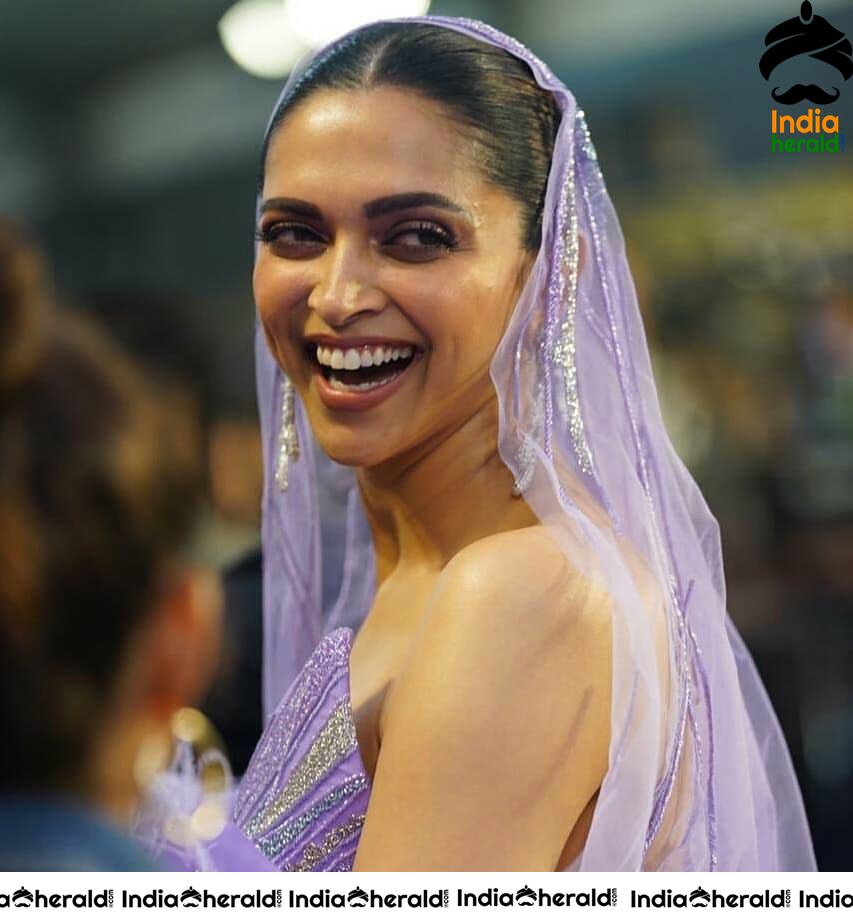 More Tempting Hot Photos Of Deepika Padukone In Purple Sexy Dress IIFA Set 2