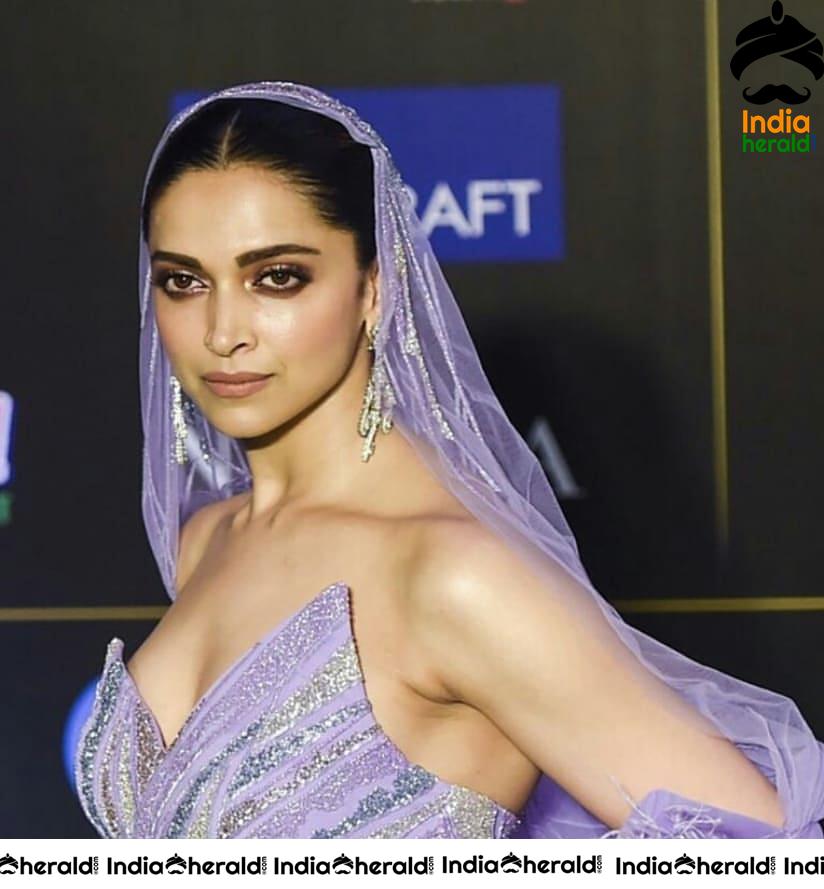 More Tempting Hot Photos Of Deepika Padukone In Purple Sexy Dress IIFA Set 2