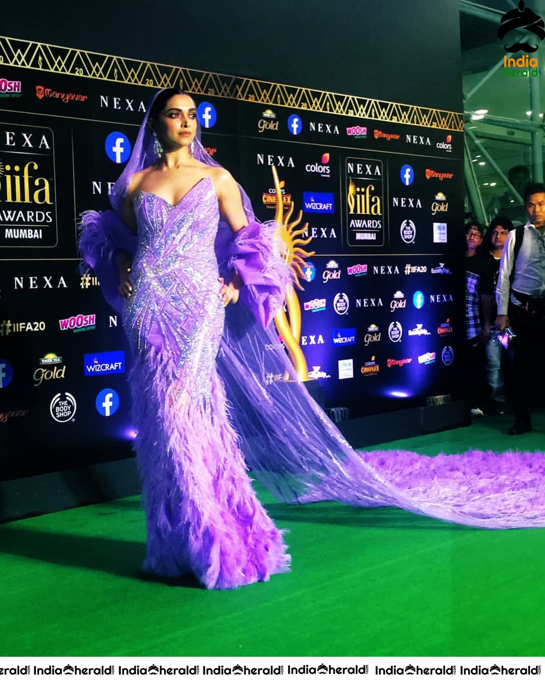 More Tempting Hot Photos Of Deepika Padukone In Purple Sexy Dress Set 1