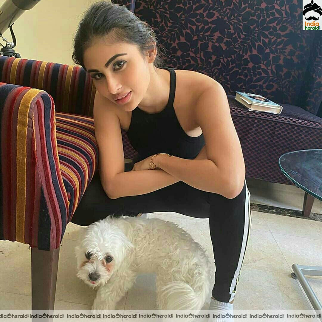 Mouni Roy Glam Stills In Black Attire