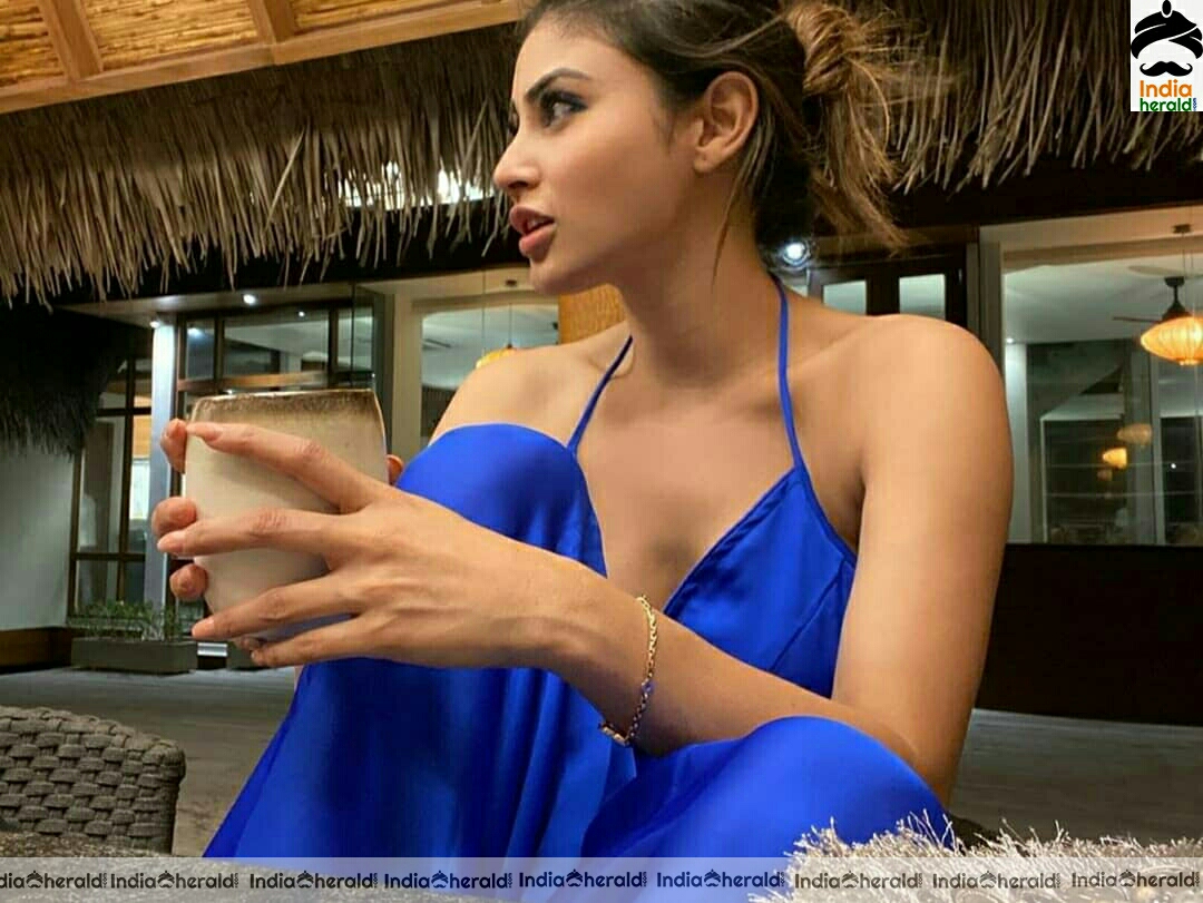 Mouni Roy Hot In Bed Photos