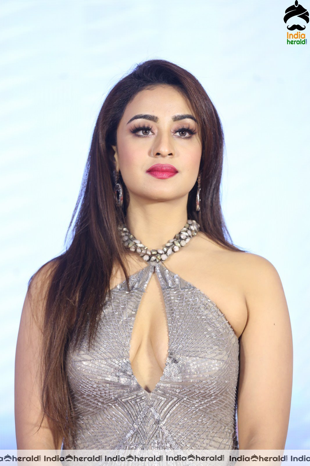 Musskan sethi Hot Cleavage Photos at Ragala 24 Gantallo Event Set 2