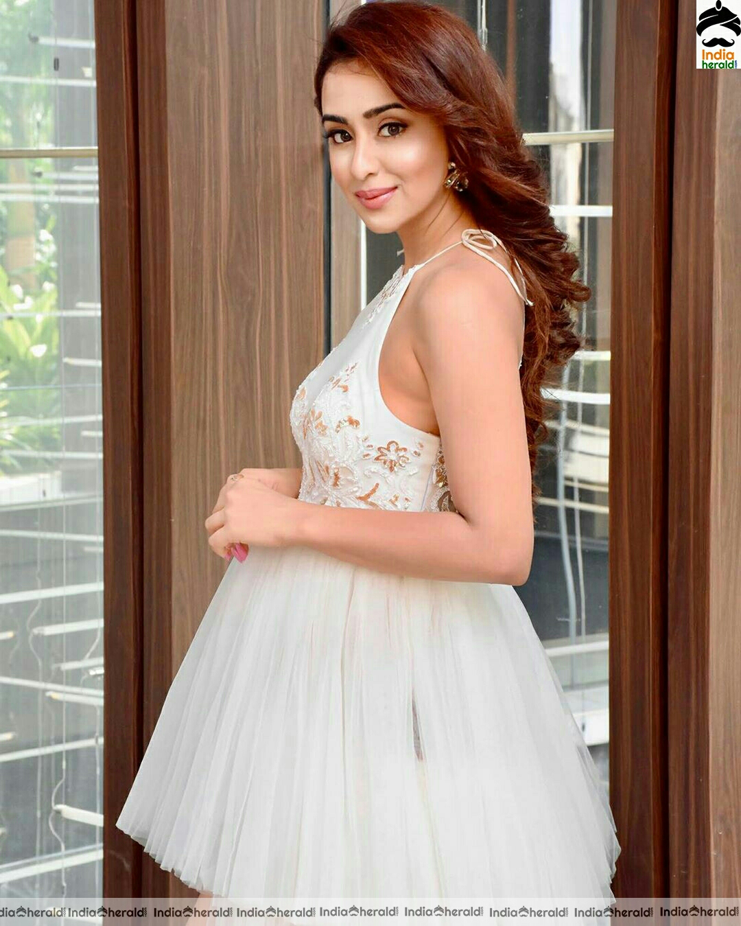 Musskan Sethi Latest Hot White Dress Clicks