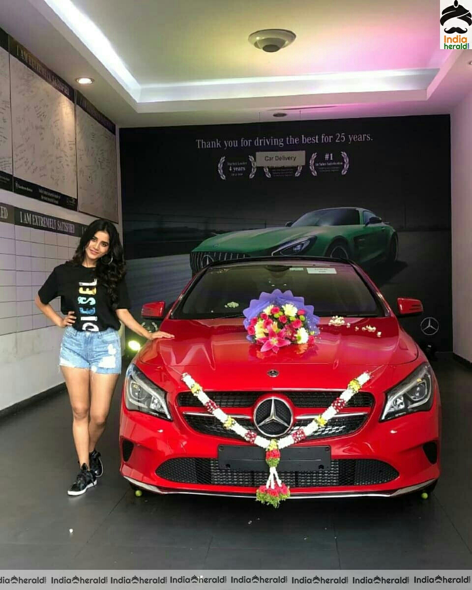 Nabha Natesh Gifts Herself A Mercedes Benz HD Stills