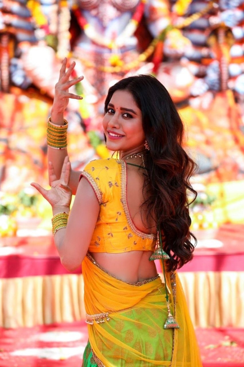 Nabha Natesh Hot Navel Revealing Photoshoot Stills