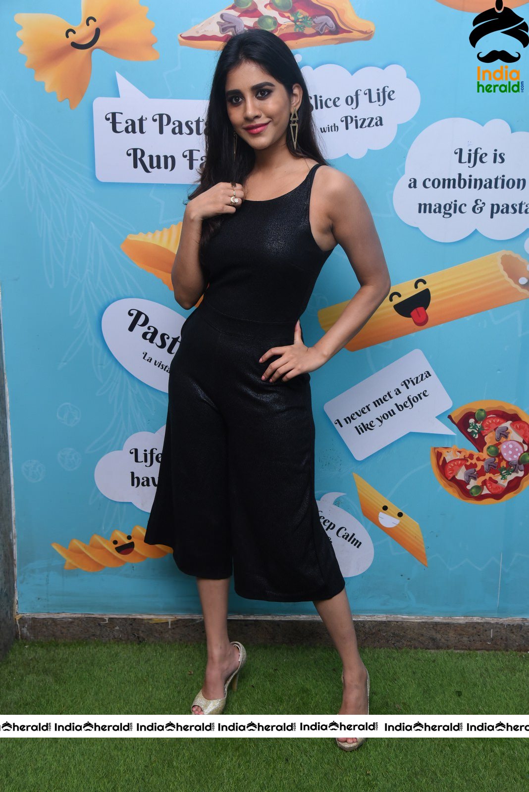 Nabha Natesh Hot Photoshoot Stills Before Santhosham Awards Event Set 4