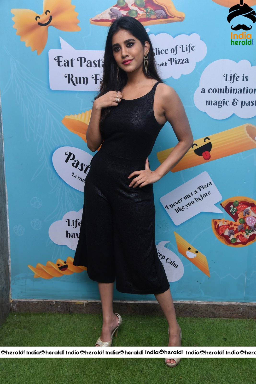 Nabha Natesh Hot Photoshoot Stills Before Santhosham Awards Event Set 4