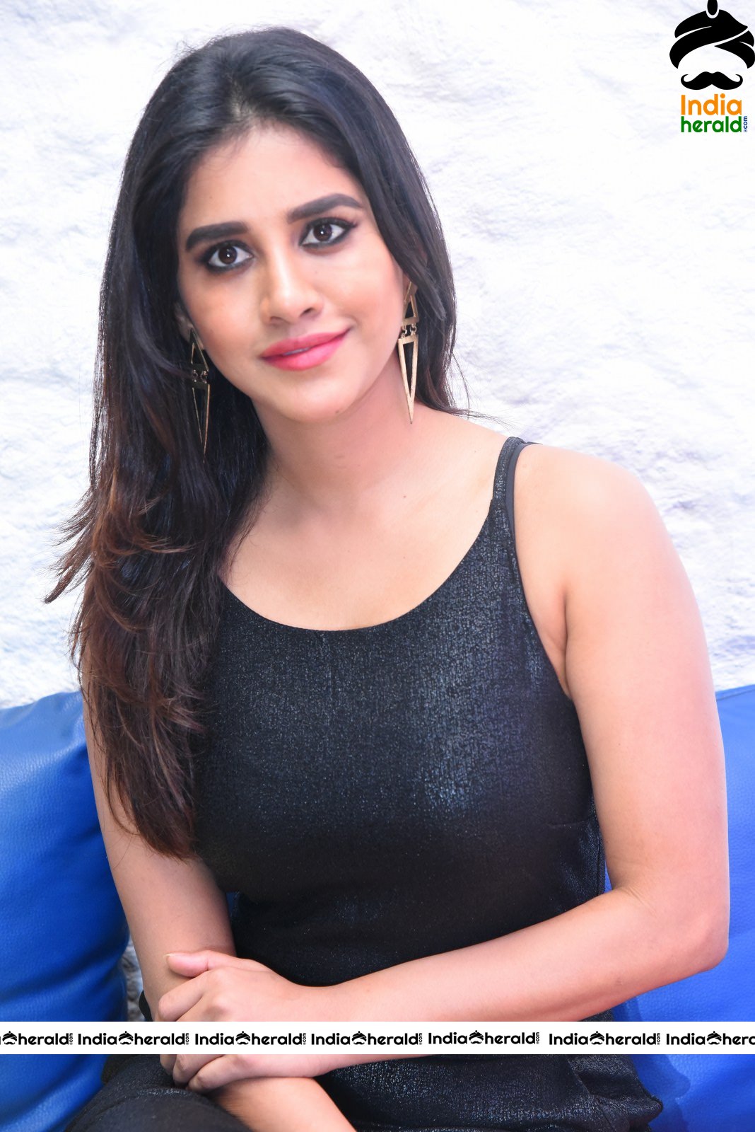 Nabha Natesh Hot Photoshoot Stills Before Santhosham Awards Event Set 5