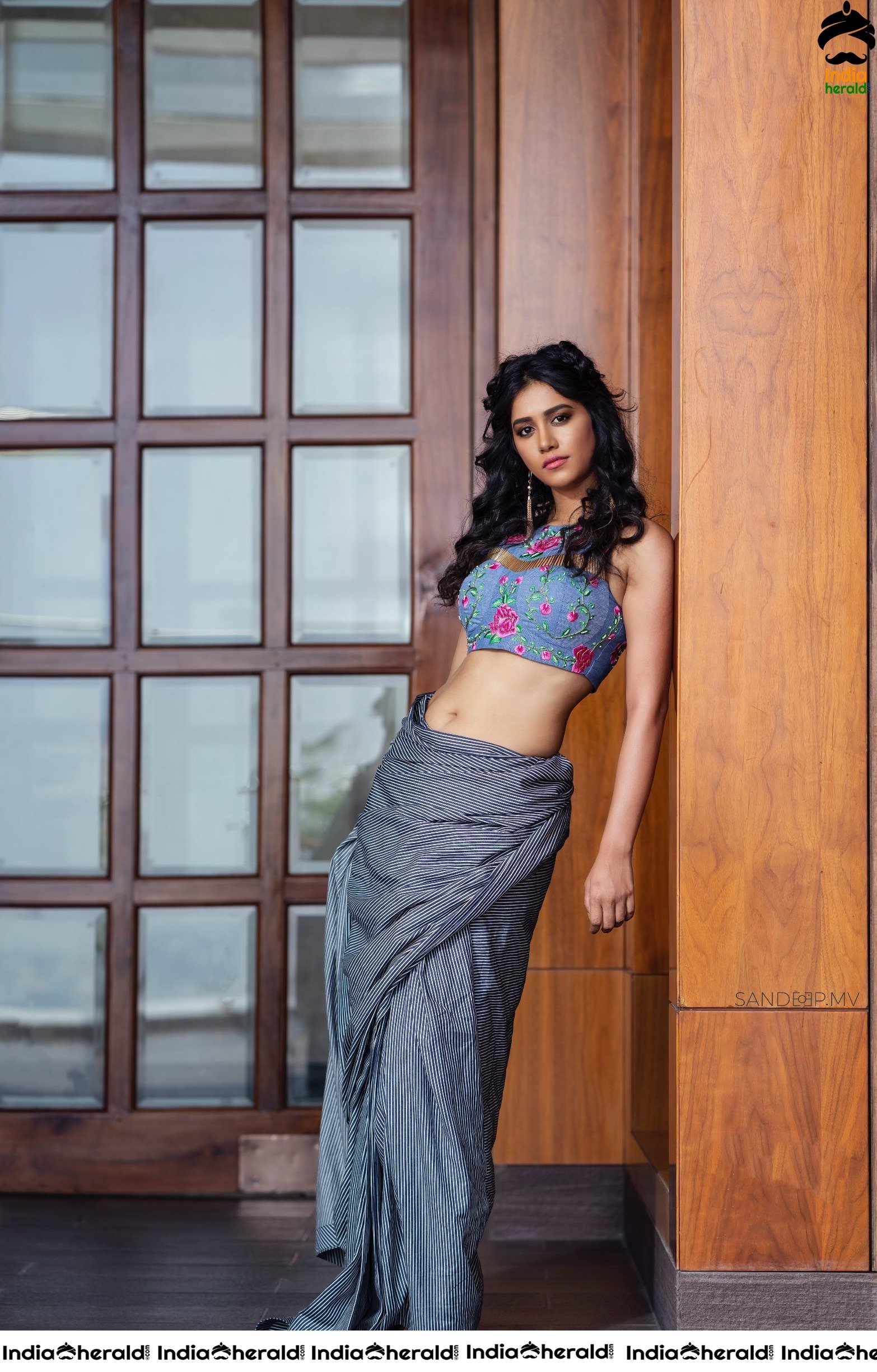 Nabha Natesh Latest Hot Photoshoot Flaunting her Sexy Tempting Midriff and Navel