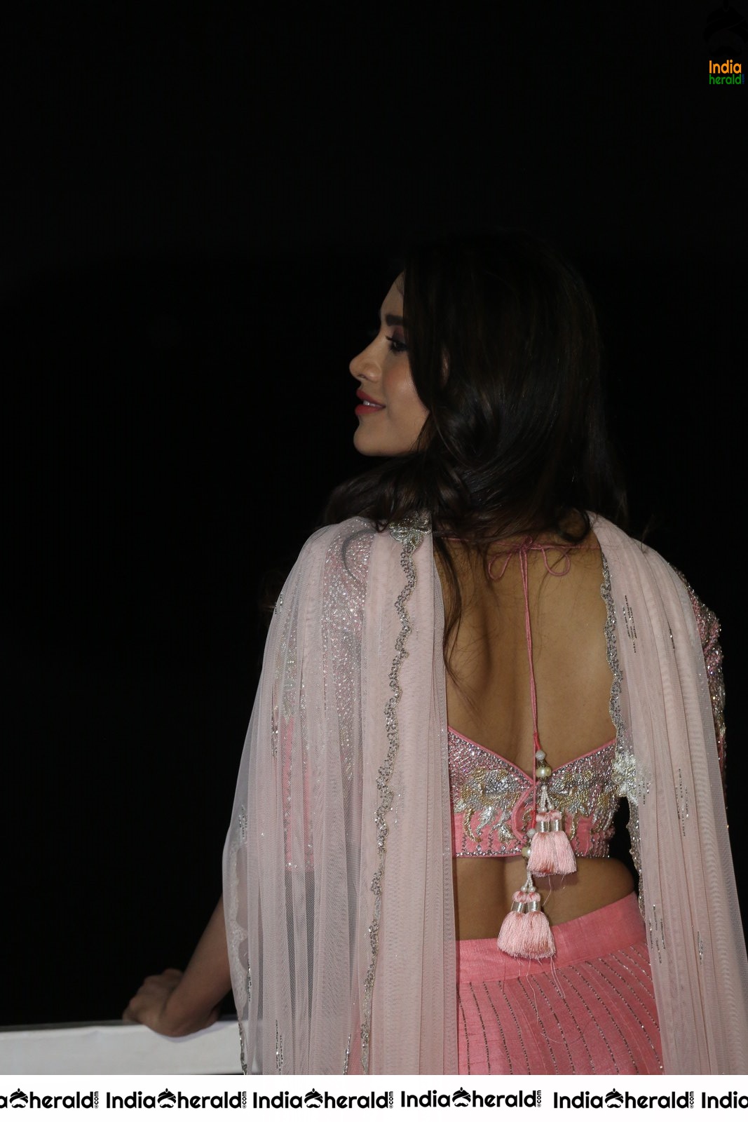Nabha Natesh Looking Super Sexy in Waist Revealing Attire Set 1