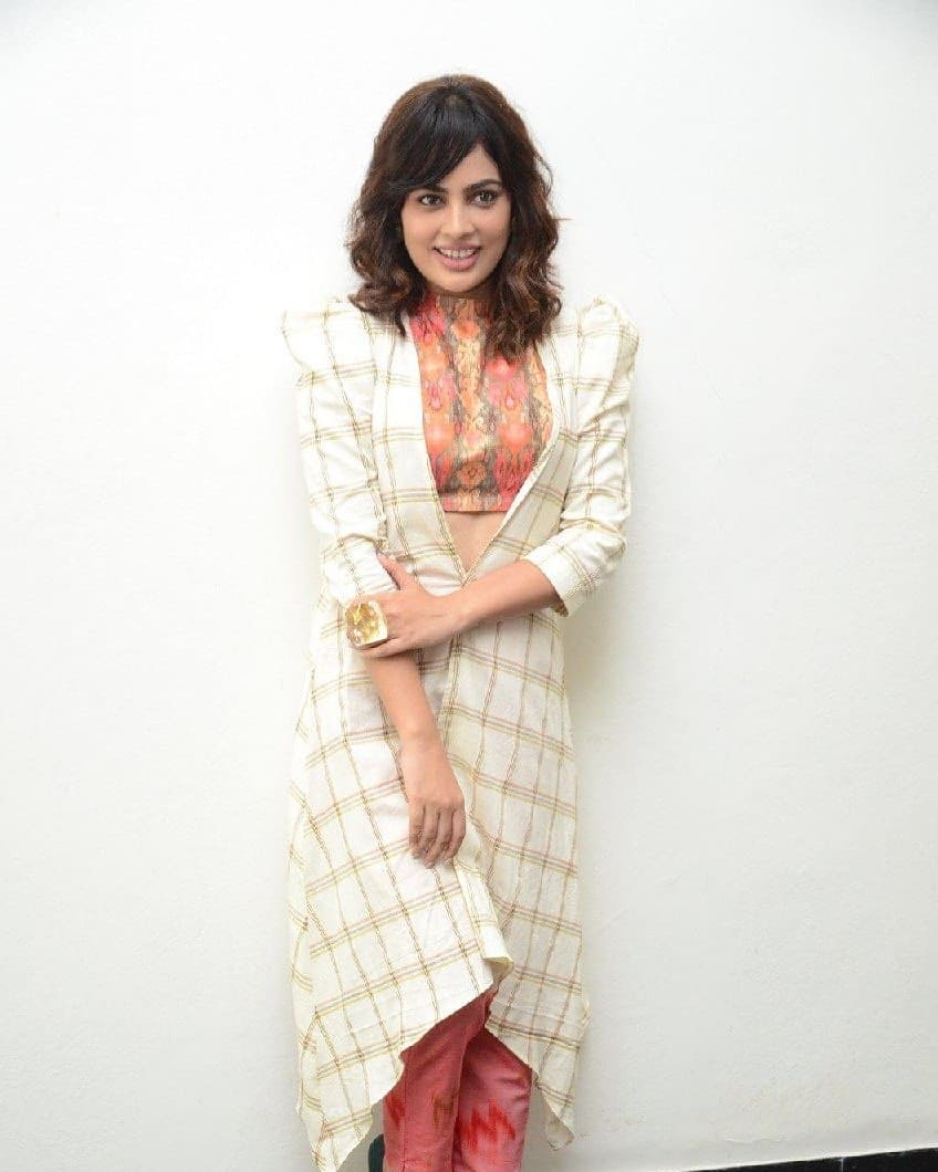 Nandita Swetha Sizzling Hot Photos With Curly Hair