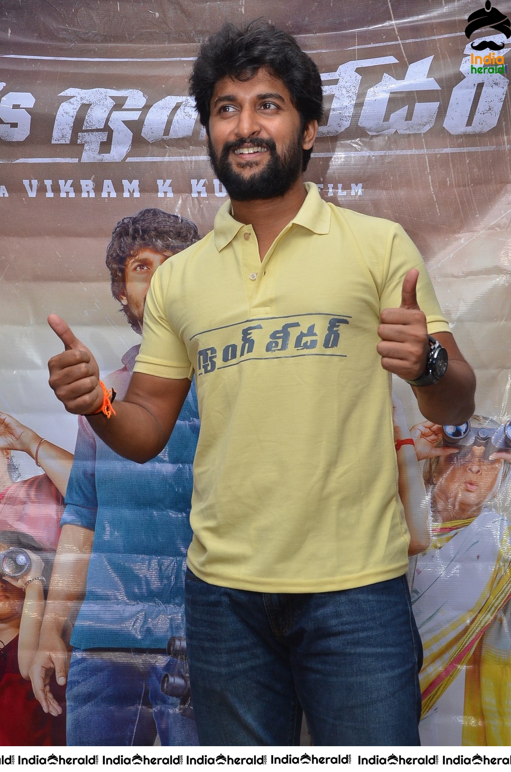 Nani At Gang Leader Press Meet In Rajmundry Set 2